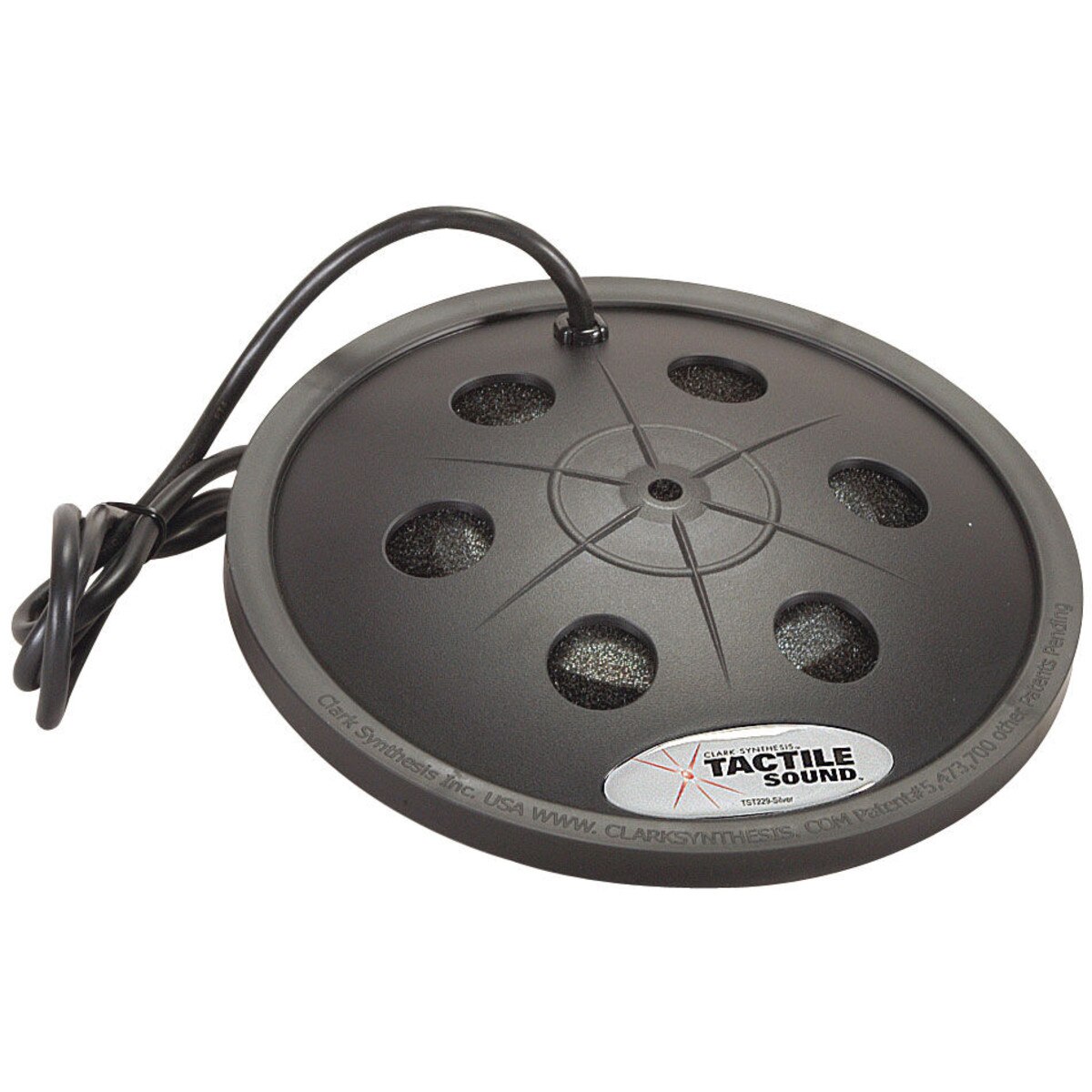 Clark Synthesis TST239 Silver Tactile Transducer Bass Shaker